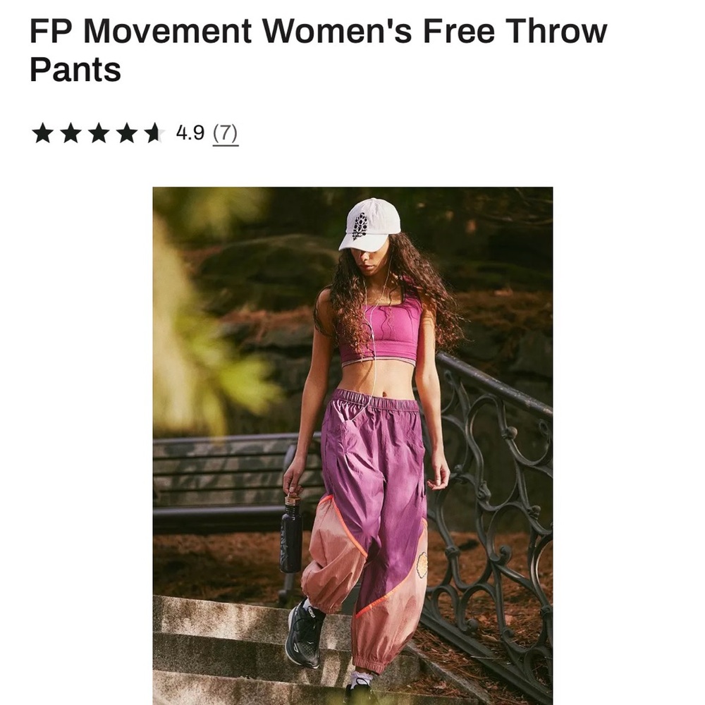 FP Movement by Free People Purple and Pink Joggers - Picture 3 of 3